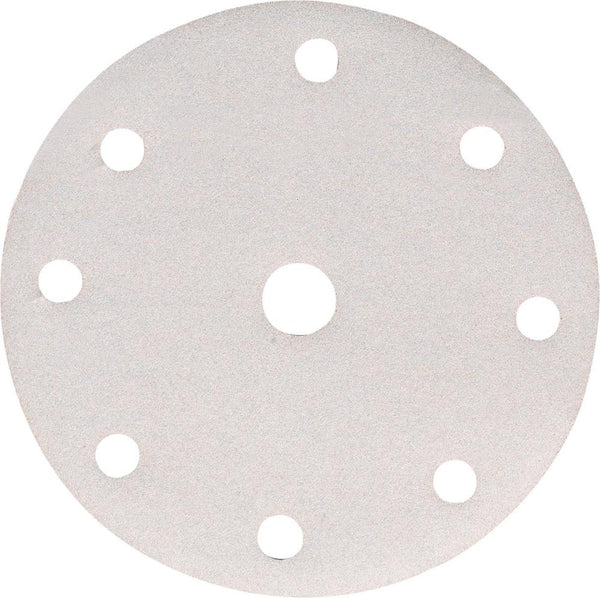 SANDING DISC WHITE 150MM/400#PUNCHED X10 - Toolup Australia