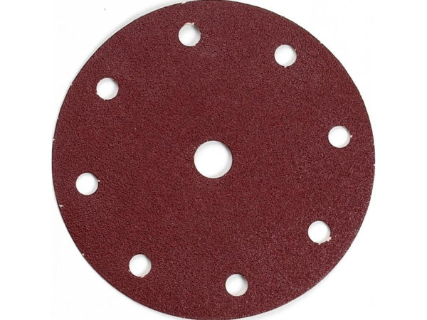 SANDINGDISC 150MM / 40# PUNCHED X10 - Toolup Australia