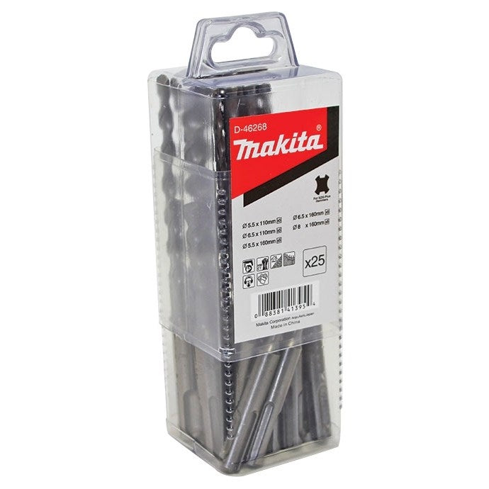 STANDARD SDS PLUS 25PC DRILL BIT SET - Toolup Australia