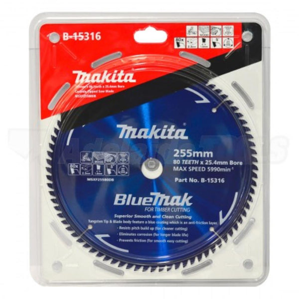 TCT SAW BLADE 255MM X 25.4 X 80T - Toolup Australia