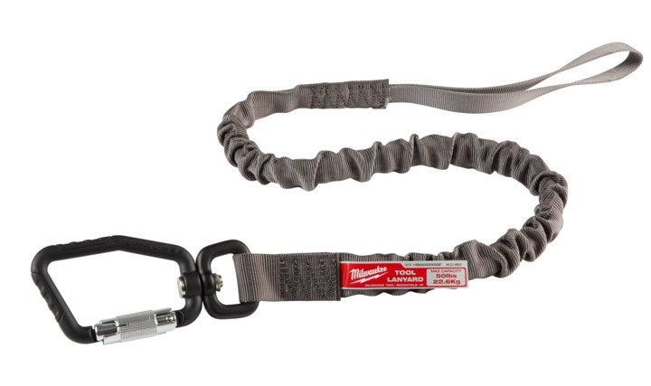 Milwaukee 15kg (35lb) 915mm Locking Tool Lanyard 48228850 - Toolup Australia