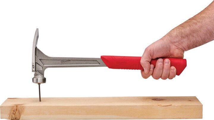 Milwaukee 17oz Milled Face Steel Framing Hammer - Toolup Australia