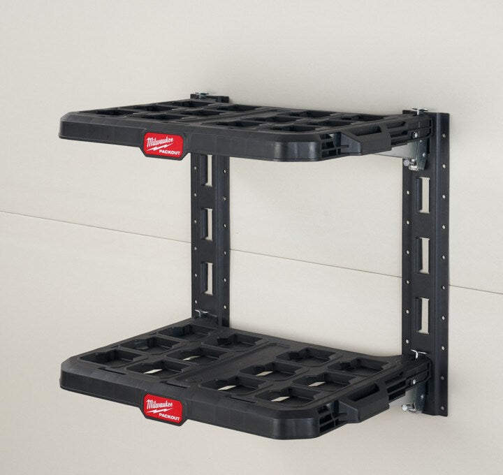 Milwaukee 2-Piece Vertical E-Track Rails for PACKOUT® Racking Shelves 48228482 - Toolup Australia