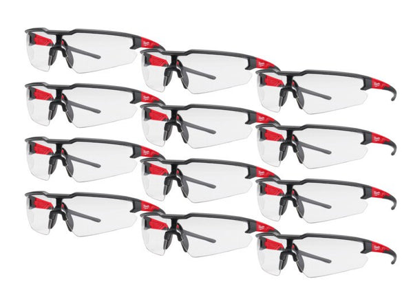 Milwaukee Clear Safety Glasses - 12pk 48732900A - Toolup Australia