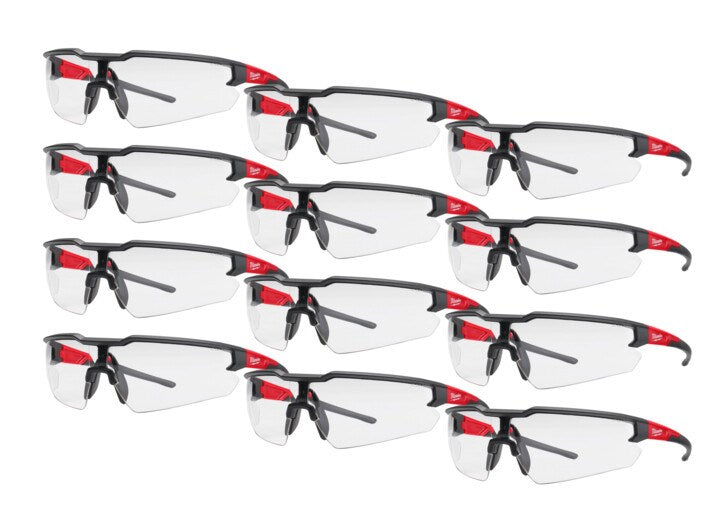 Milwaukee Clear Safety Glasses - 12pk 48732900A - Toolup Australia