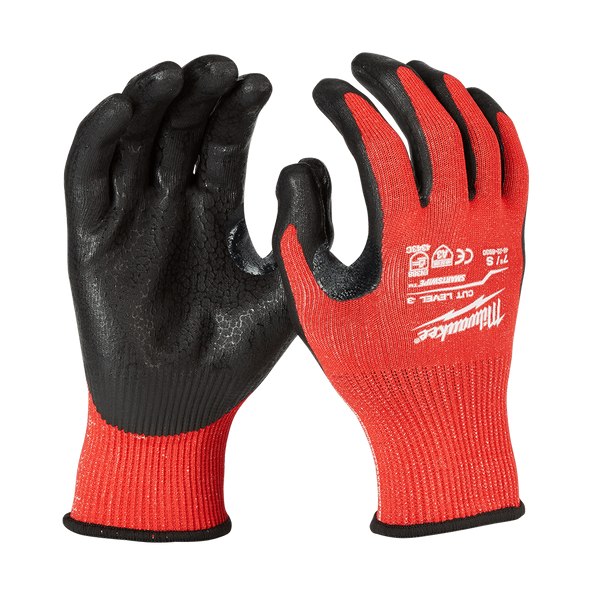 Milwaukee Cut 3(C) Nitrile Dipped Gloves – XL 48228933 - Toolup Australia