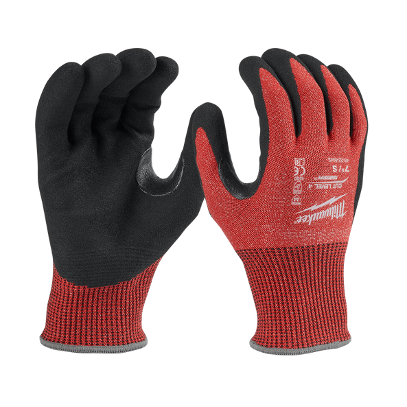 Milwaukee Cut 4(D) Nitrile Dipped Gloves – M 48228946 - Toolup Australia