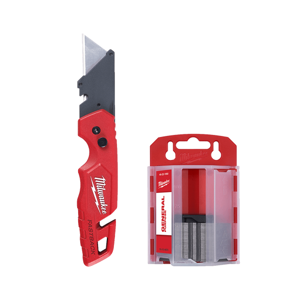 Milwaukee Fastback Flip Utility Knife and Blade Set 48221504 - Toolup Australia