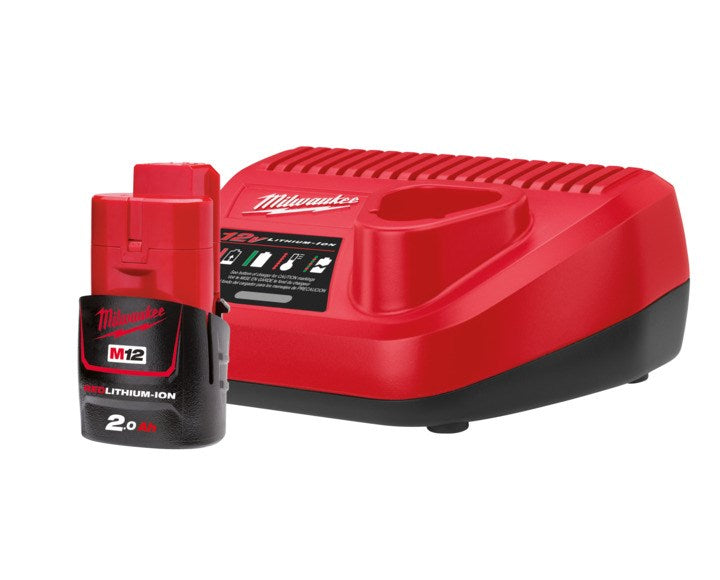 Milwaukee M12â„¢ REDLITHIUMâ„¢-ION 2.0Ah Starter Pack - Toolup Australia