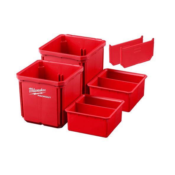 Milwaukee PACKOUT™ Bin Set 2pc 48228062 - Toolup Australia