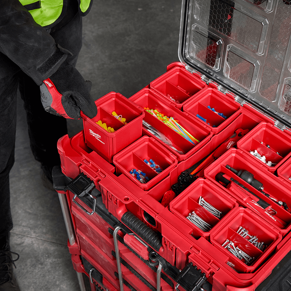 Milwaukee PACKOUT™ Bin Set 2pc 48228062 - Toolup Australia