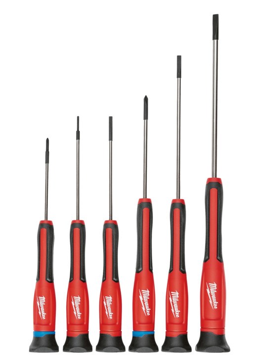 Milwaukee Screwdriver Set Precision 6Pc 48222606 - Toolup Australia