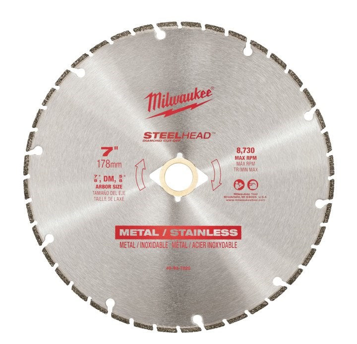 Milwaukee STEELHEAD Diamond Cut-Off 7" 178mm 49937820 - Toolup Australia