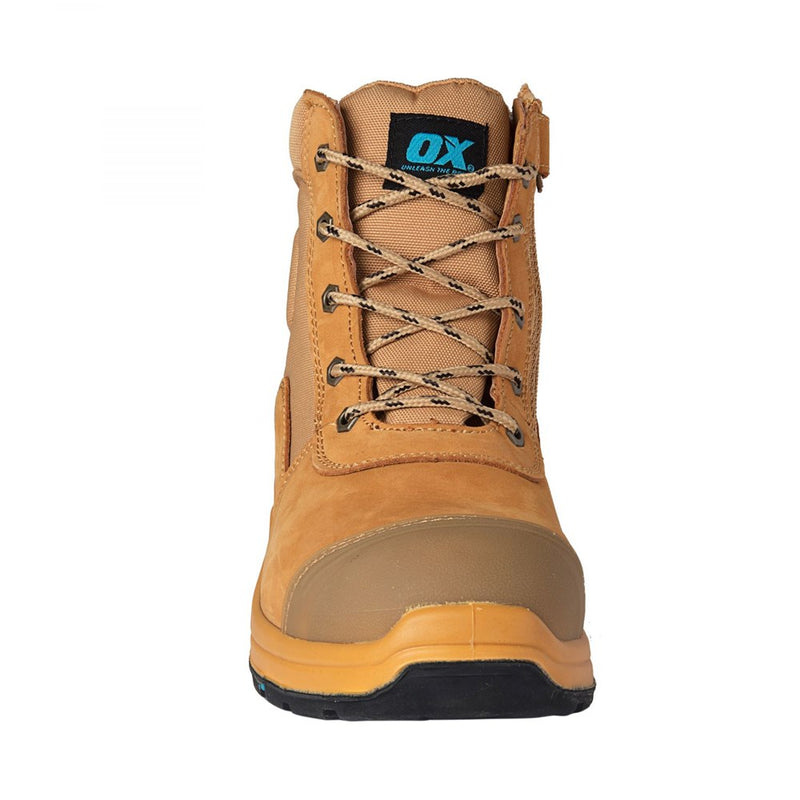 OX Nubuck Zipper Work Boots Size 9 OX-P483309 - Toolup Australia