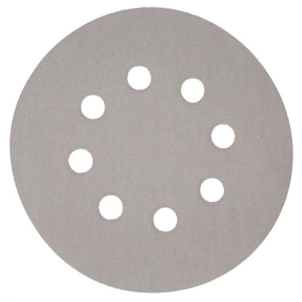 SANDING DISC WHITE125MM/40#  PUNCHED 10 PACK