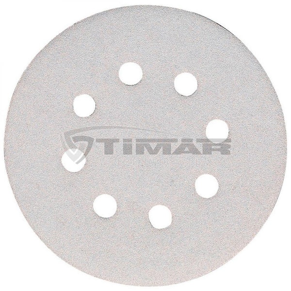 SANDING DISC WHITE 125MM/320#PUNCHED X50