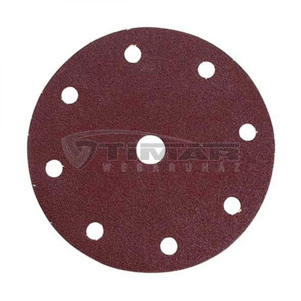 SANDING DISC WHITE 150MM /80#PUNCHED X10