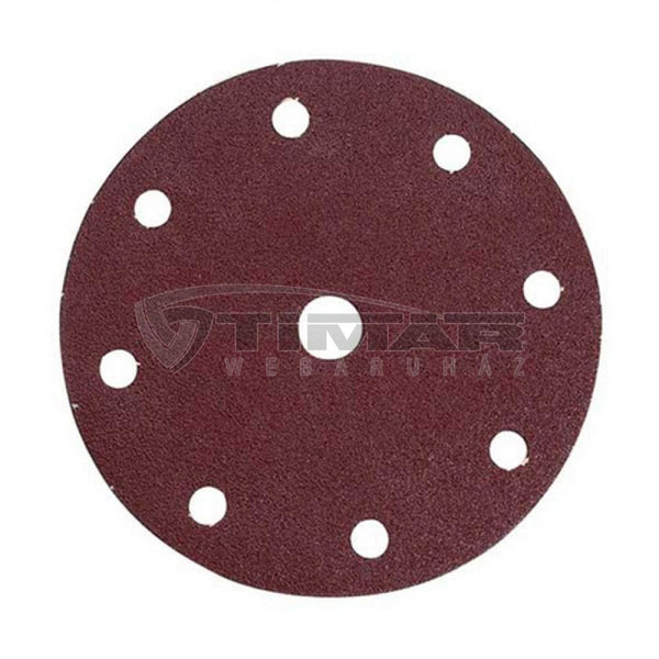 SANDING DISC WHITE 150MM/240#PUNCHED X10