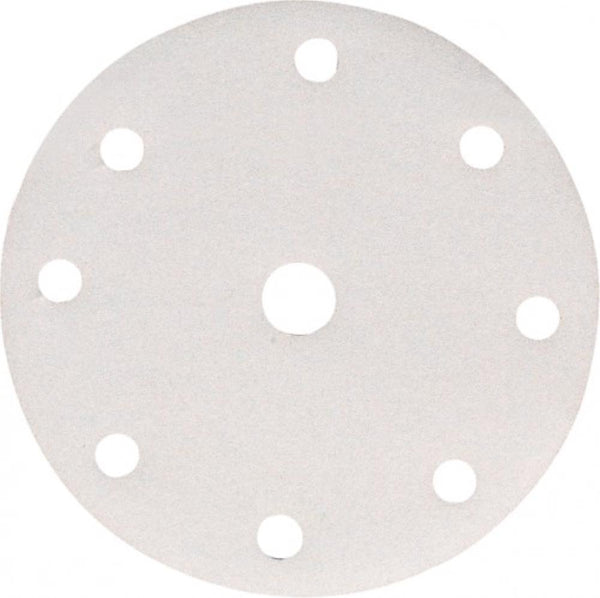 SANDING DISC WHITE 150MM/400#PUNCHED X50