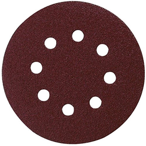 SANDING DISC 125MM / 40# PUNCHED X10