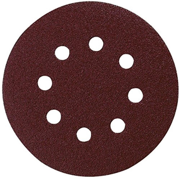 SANDING DISC 125MM / 60# PUNCHED X10