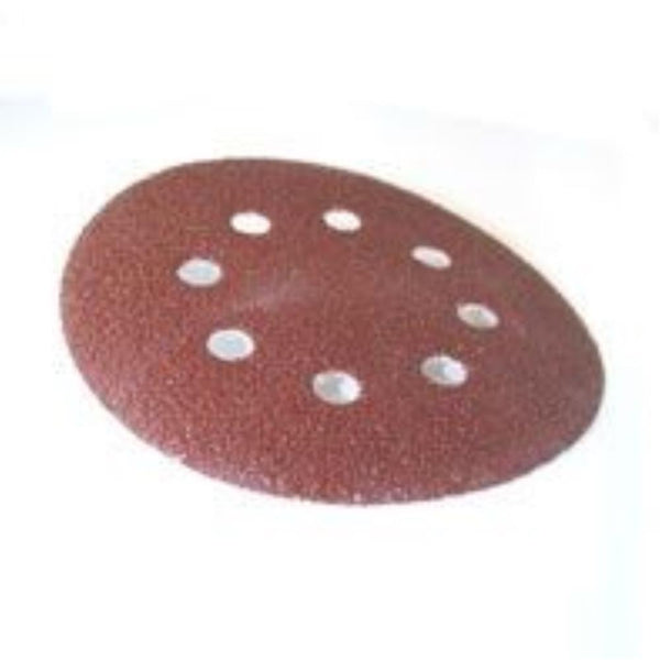 SANDING DISC 125MM / 180# PUNCHED X10