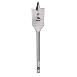 28MM FLAT WOOD SPADE BIT 1/4 HEXSHANK