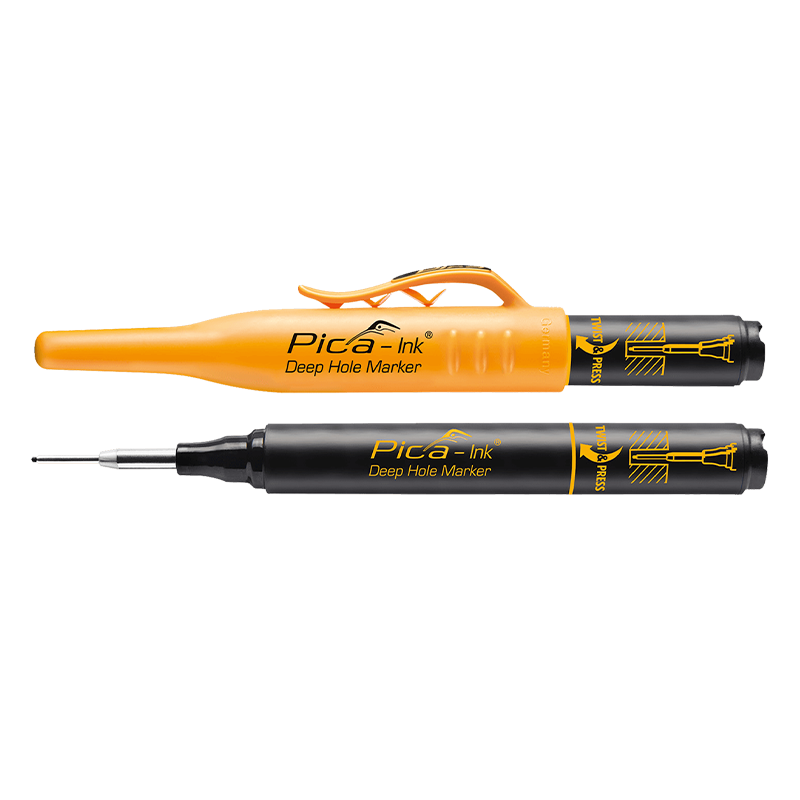 PICA-INK DEEP HOLE MARKER BLACK 150/46 - Toolup Australia