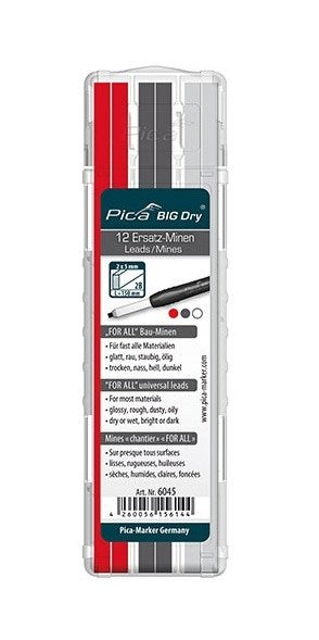 Pica 6045 2 x 5mm Big Dry Mixed Color Lead Refills 12/pk - Toolup Australia