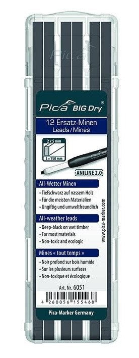 PICA BIG DRY ANILINE 2.0 LEAD REFILLS 6051 - Toolup Australia