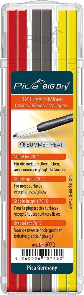 PICA BIG DRY SUMMER HEAT LEAD REFILLS 6070 - Toolup Australia