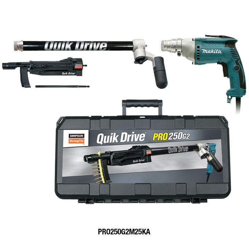 Quick Drive Flooring Attachment QDPRO250G2IK  with Makita FS2300 Screwgun PRO250G2M25KA - Toolup Australia