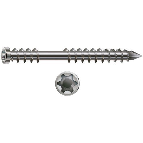 SPAX Decking Screws Value Pack (10G) 5mm x 60mm A2 304 Stainless Steel 4507000500649 - Toolup Australia