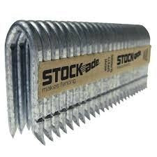 STOCKADE 50mm x 4.0mm BARBED STAPLES AND GAS FOR ST400I 12448 - Toolup Australia