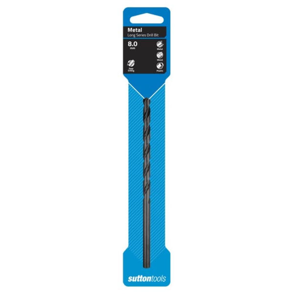 SUTTON TOOLS JOBBER DRILL BIT LONG SERIES 3.5MM X 137MM D1100350 - Toolup Australia