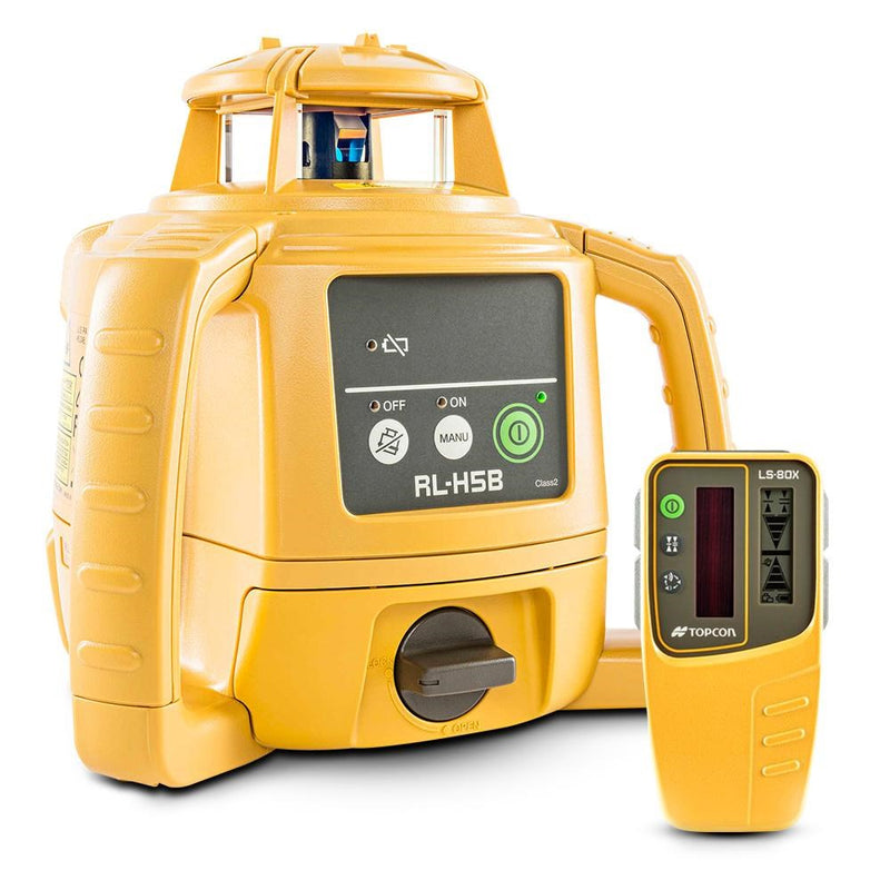 TOPCON RL-H5B SELF-LEVELING CONSTRUCTION RED BEAM LASER WITH LS80X 1021200-71 - Toolup Australia